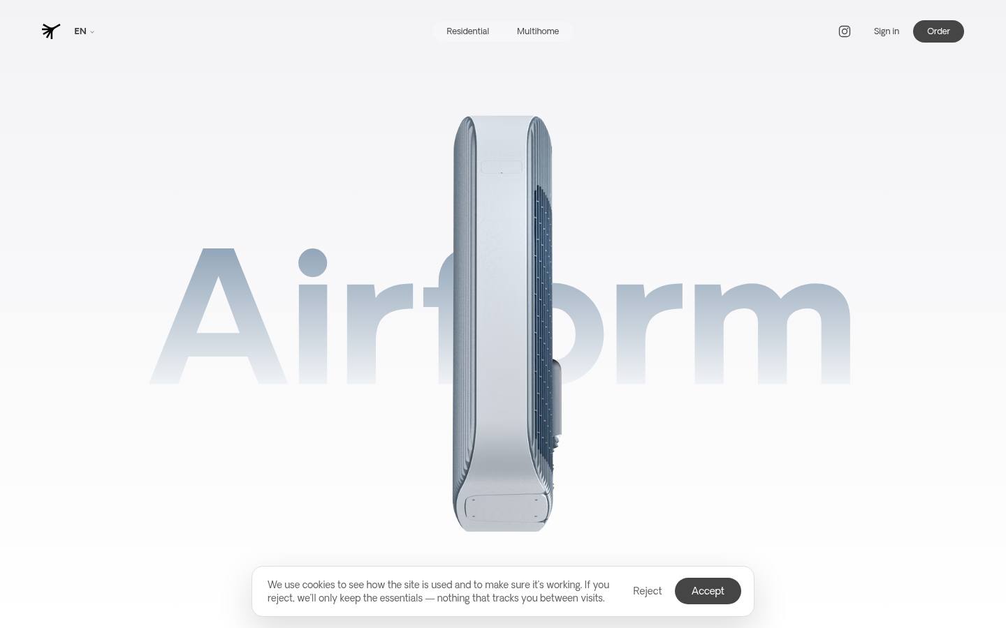 airform.space homepage