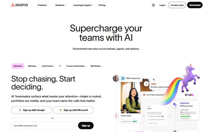 asana.com homepage as measured on October 21, 2026