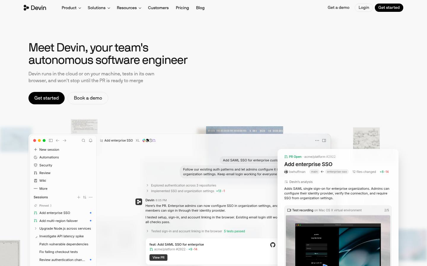 devin.ai homepage