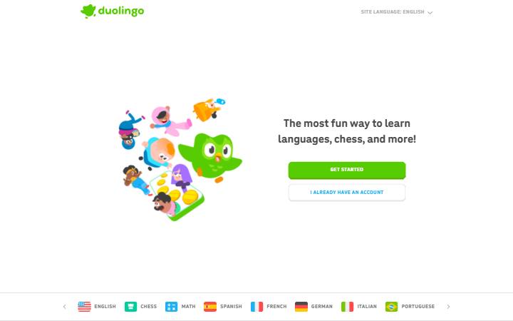 duolingo.com homepage