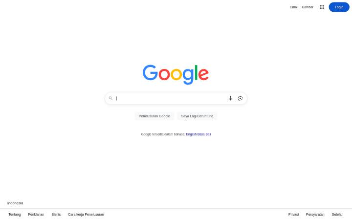 google.com homepage as measured on October 22, 2026