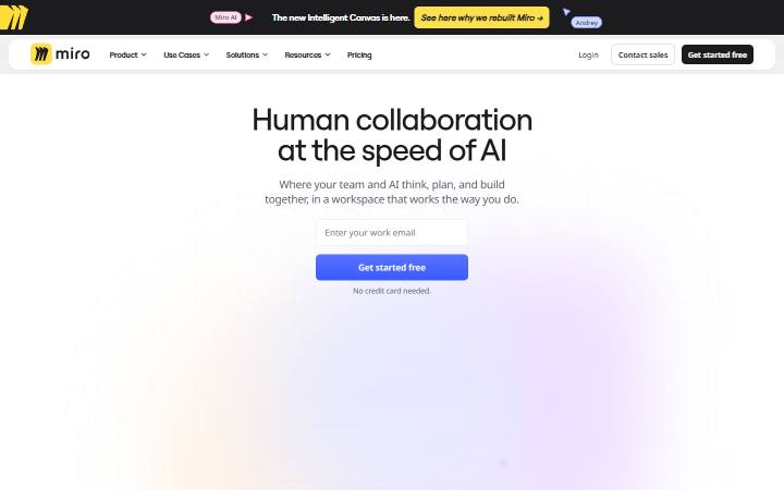 miro.com homepage as measured on October 21, 2026