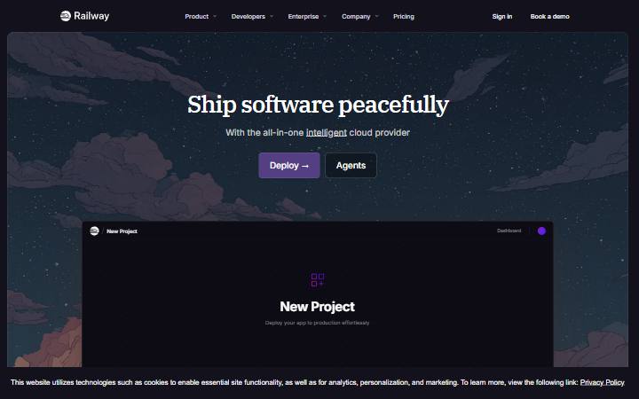 railway.com homepage