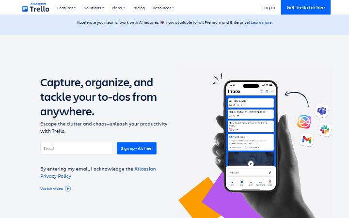 trello.com homepage as measured on October 21, 2026