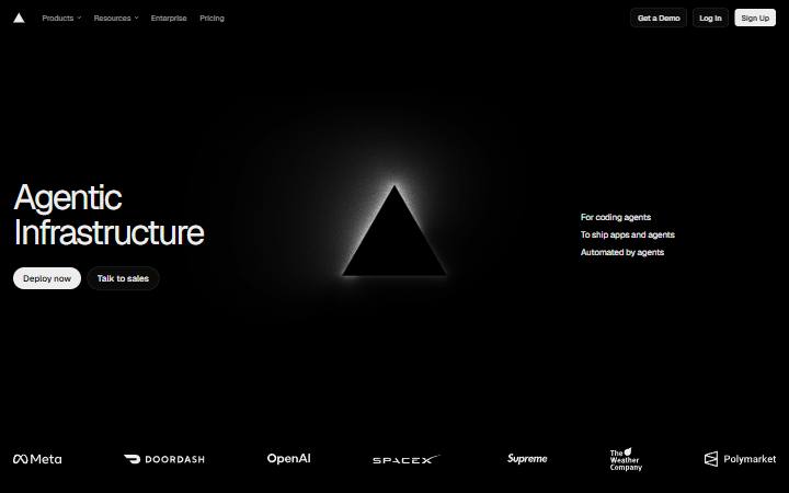 vercel.com homepage as measured on October 21, 2026