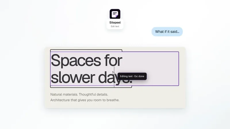 Sitepeel — Website Inspector, Cloner & Design MD